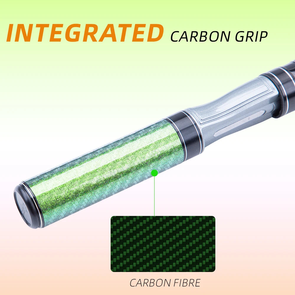 FishingFan Super Short Mini 1.53m 1.68m 1.8m Ultralight Carbon Telescopic Travel Fishing Rod - Get Outside Today 25
