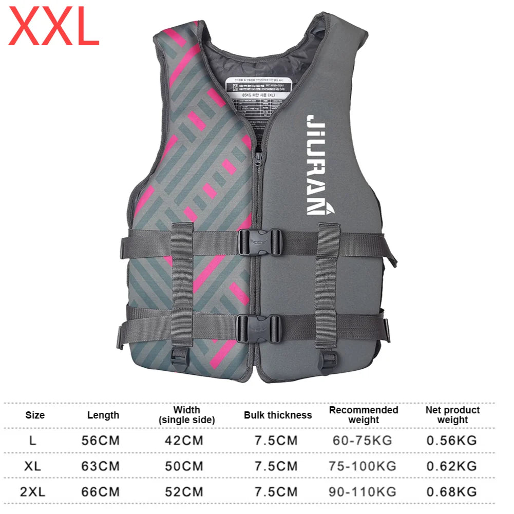 Adult Life Jacket Marine Water Rescue Safety Vest Korean Version Fashionable Life Jacket Swimming Sea Fishing Lightweight Vest - Get Outside Today 25