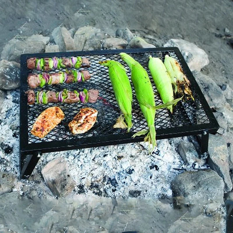 Folding Outdoor Camping BBQ Grill Portable Stand Picnic Cooking Grate Party Supplies