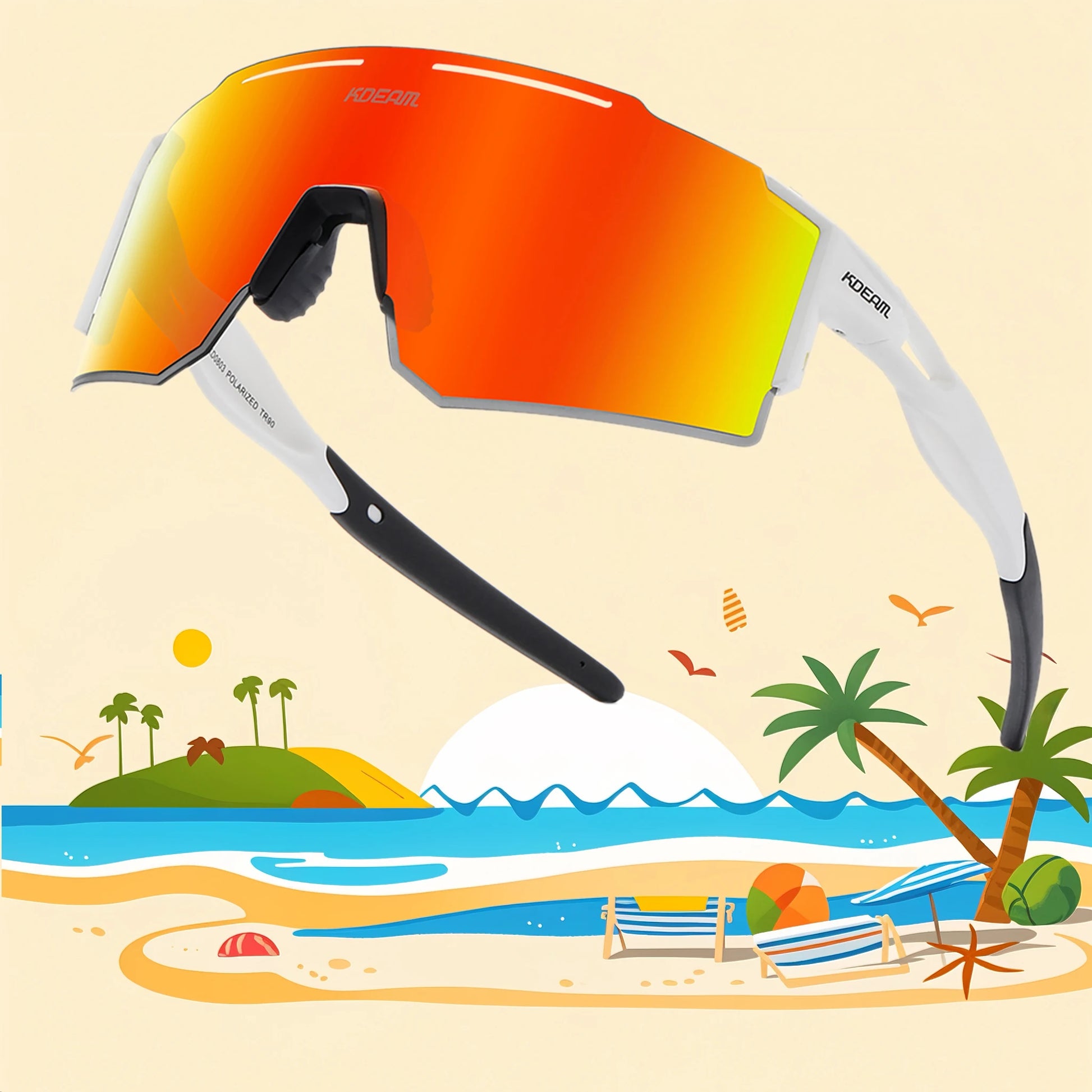 Polarized Sunglasses for Men and Women, Youth Kids Baseball Softball Sunglasses for Cycling, Running - Get Outside Today 25