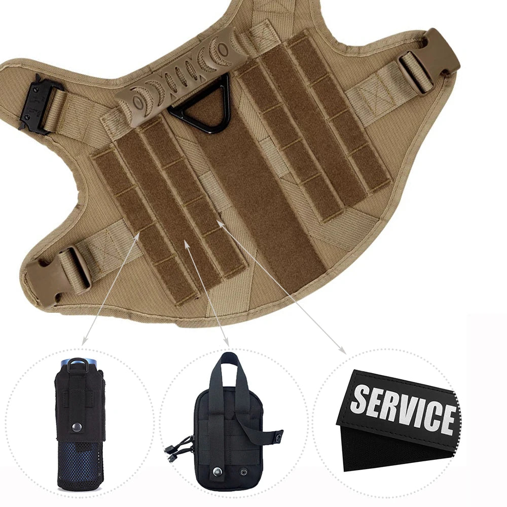 Large Dog Harness And Leash Set For German Shepherds And Malinois - Get Outside Today 25