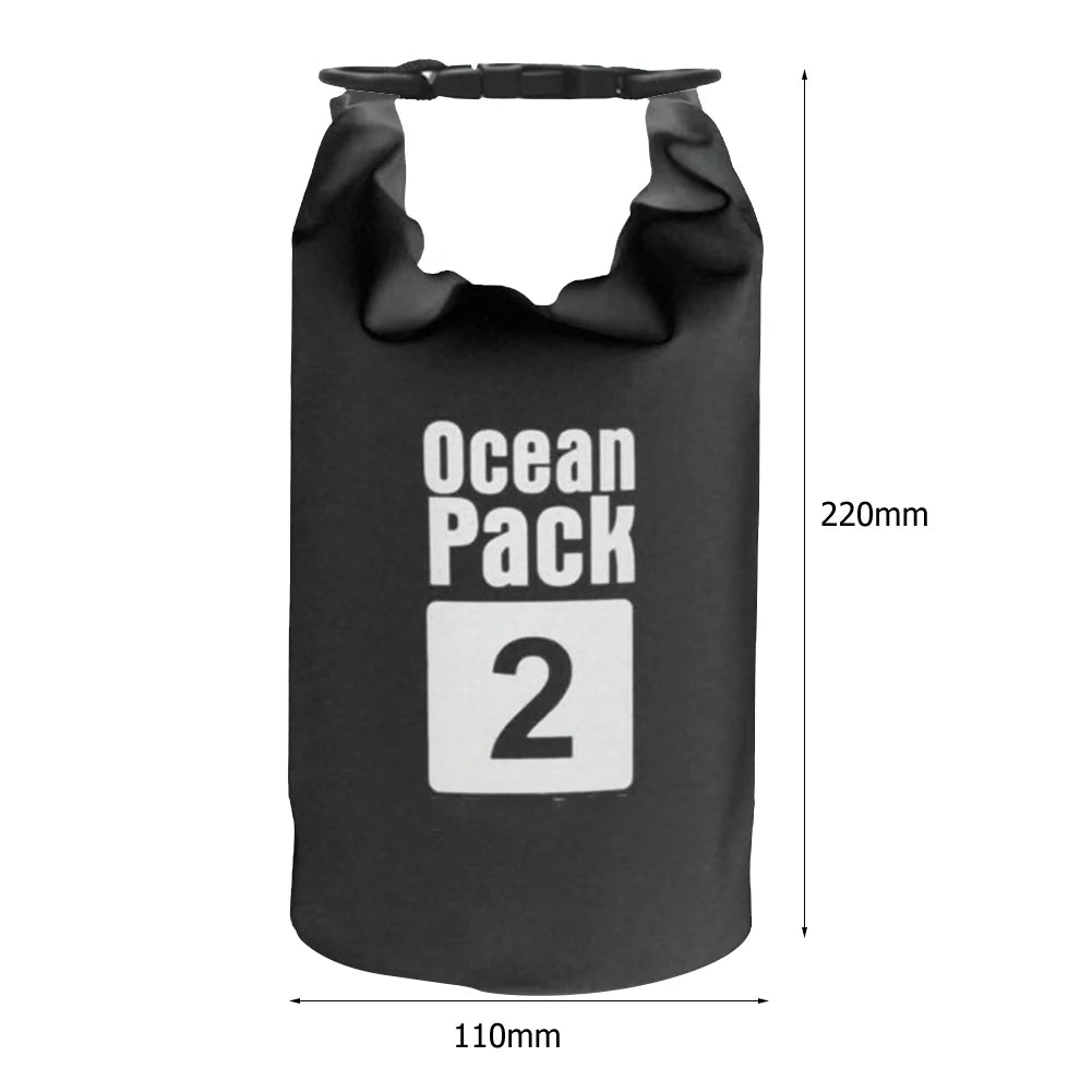 15-2L Swimming Waterproof Dry Bag Outdoor Floating Trekking Beach Backpack PVC Thickened Double-Layer Fabric IPX6 Waterproof Bag - Get Outside Today 25