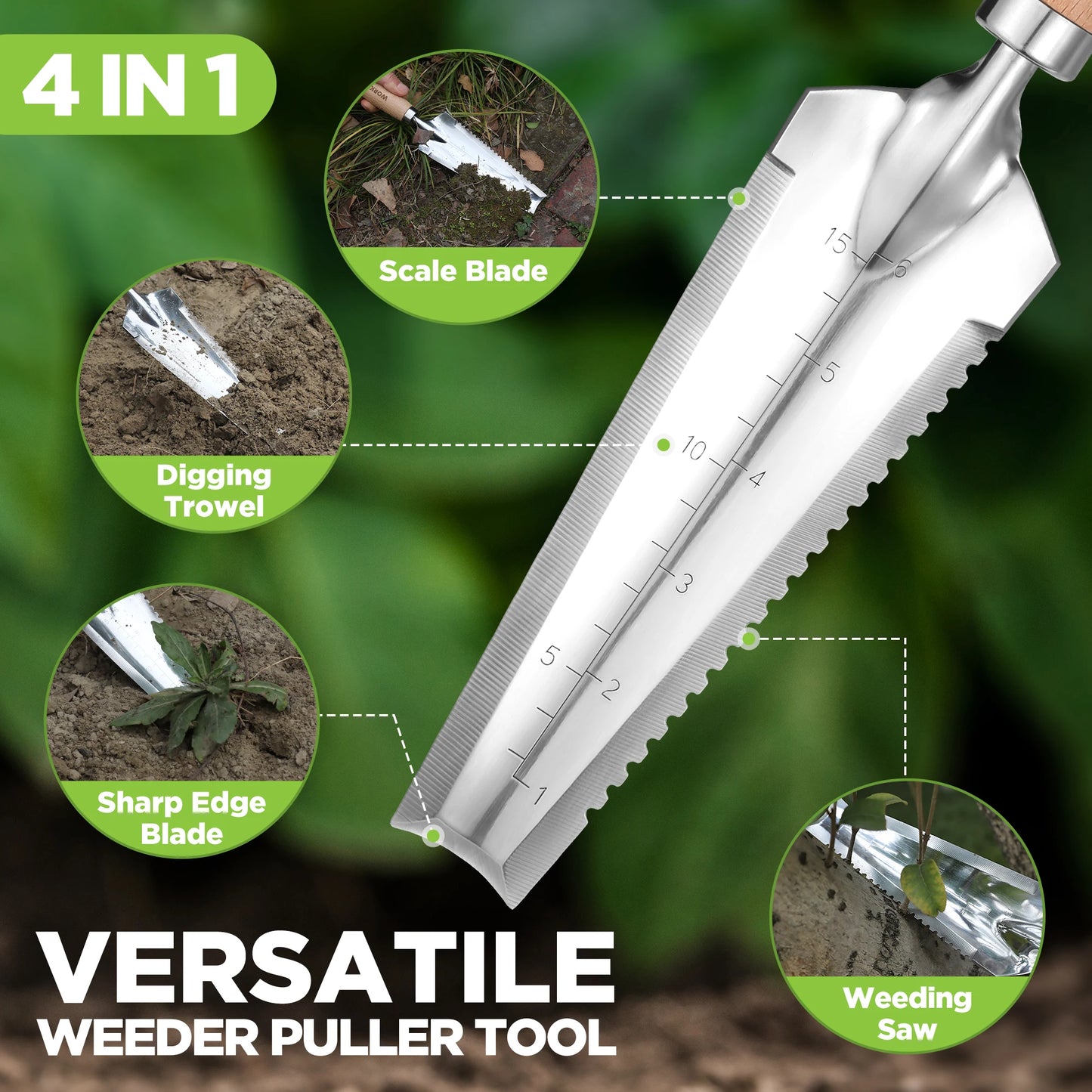 WORKPRO Garden Tool Set 3 Pcs Gardening Tools with Wood Handle - Get Outside Today 25