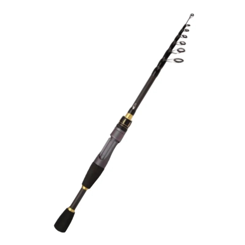 1.8M 2.1M 2.4M 2.7M Ultra Short Telescopic Fishing Rod Multifunction Spinning Casting Rod High Carbon Durable Fish Pole - Get Outside Today 25
