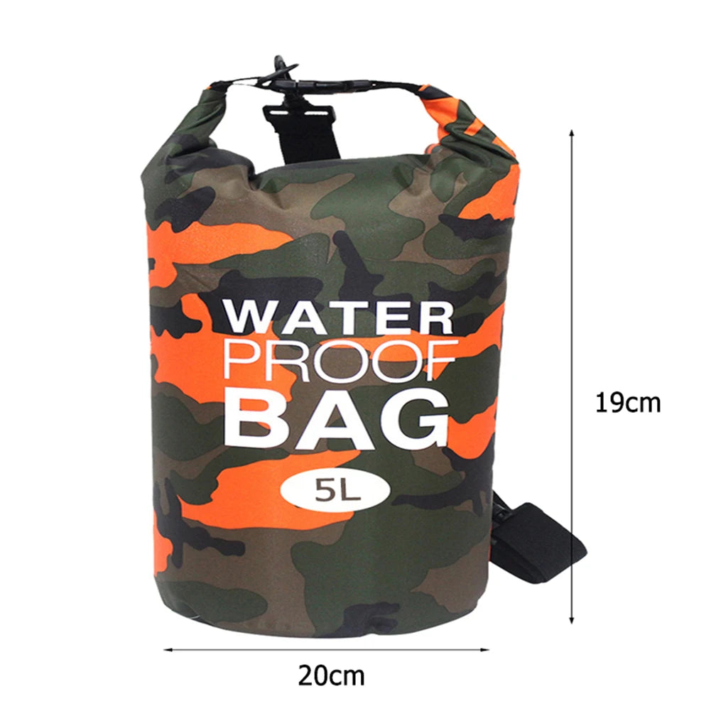 15-2L Swimming Waterproof Dry Bag Outdoor Floating Trekking Beach Backpack PVC Thickened Double-Layer Fabric IPX6 Waterproof Bag - Get Outside Today 25