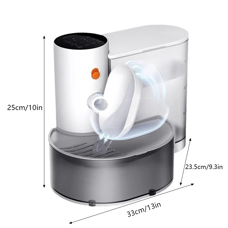New Smart Automatic Cat Water Dispenser Rechargeable Running Water System for Pet Dogs