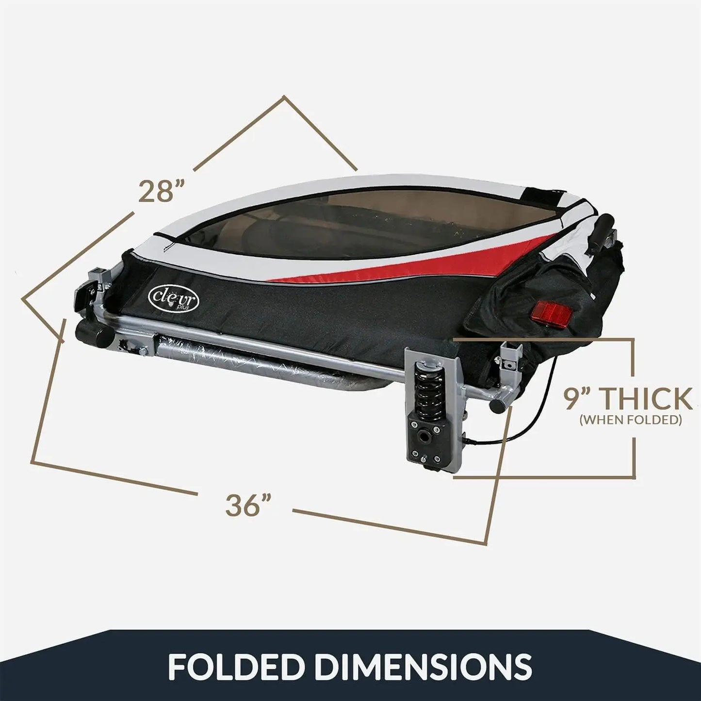 Deluxe 3-in-1 Double Two Seat Bicycle Bike Trailer Jogger Stroller for Kids Children Foldable Collapsible with Pivot Front Wheel