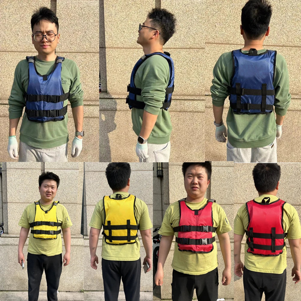 Swimming Boating Skiing Driving Vest Water Safety Survival Suit Universal Life Vest Jacket Outdoor Adult Children Life Vest