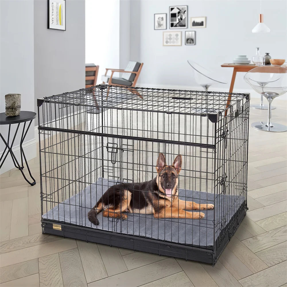Large Orthopaedic Dog Bed Waterproof Cushion Pet Mattress 2 In 1 Pet Dog Crate Bed - Get Outside Today 25