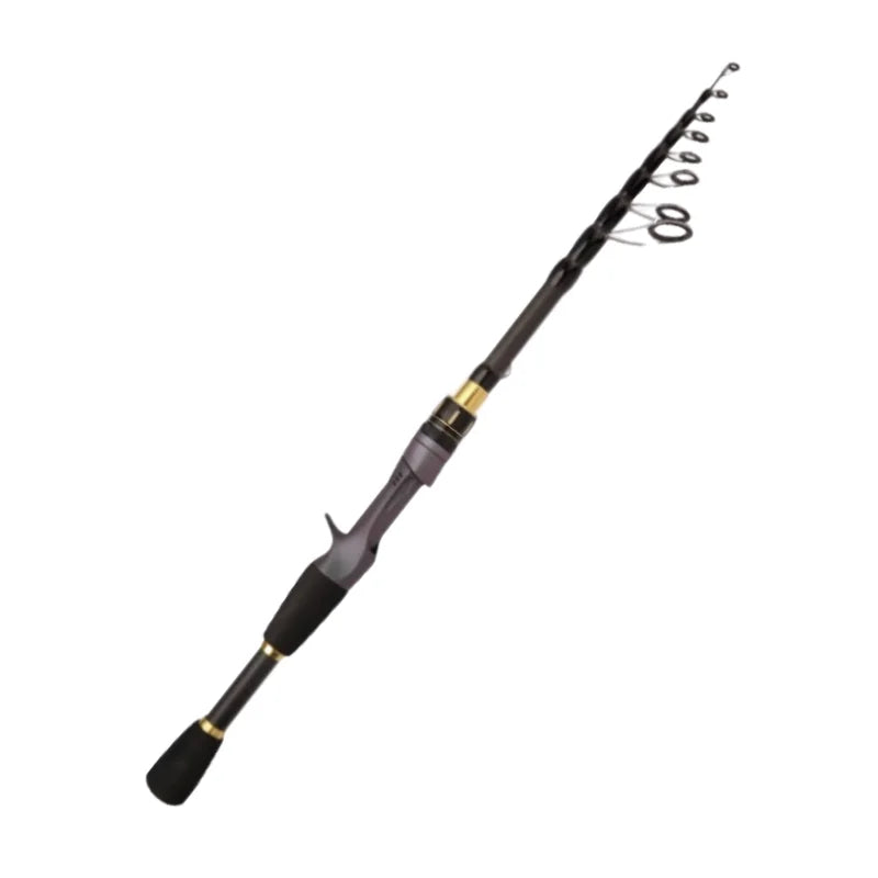 1.8M 2.1M 2.4M 2.7M Ultra Short Telescopic Fishing Rod Multifunction Spinning Casting Rod High Carbon Durable Fish Pole - Get Outside Today 25
