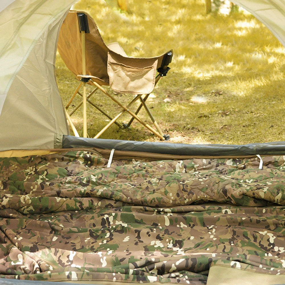 Lightweight Camping Blanket With Compression Bag And Quilt