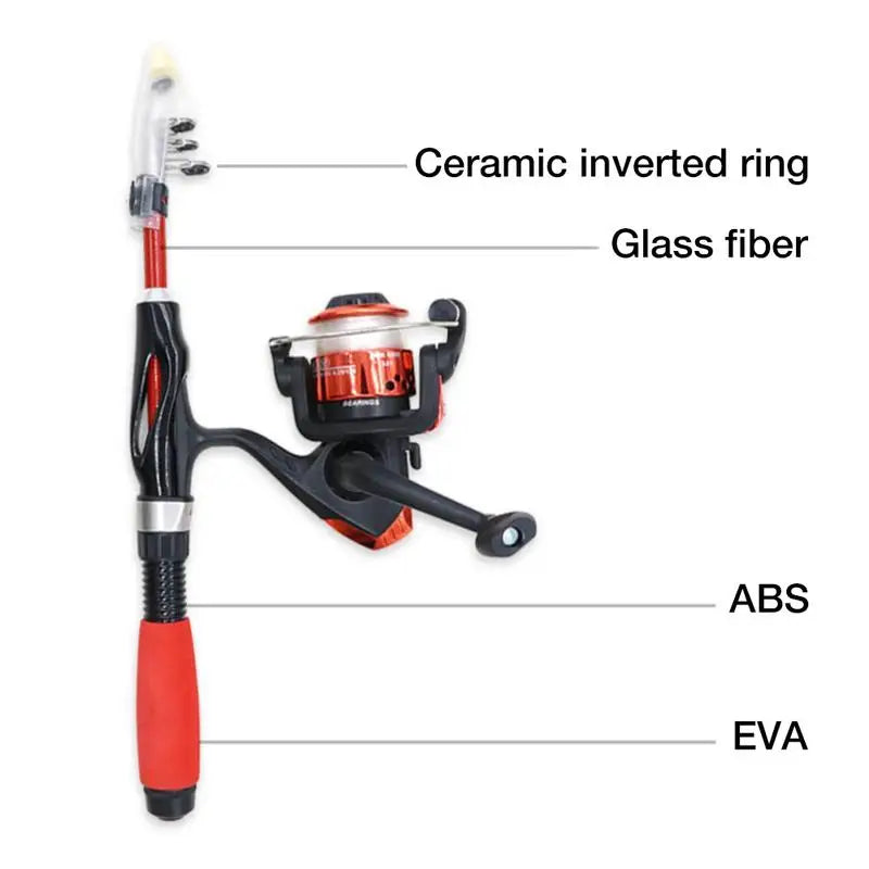 Fishing Pole Child Corrosion-Resistant Kids Fishing Starter Kit - Get Outside Today 25