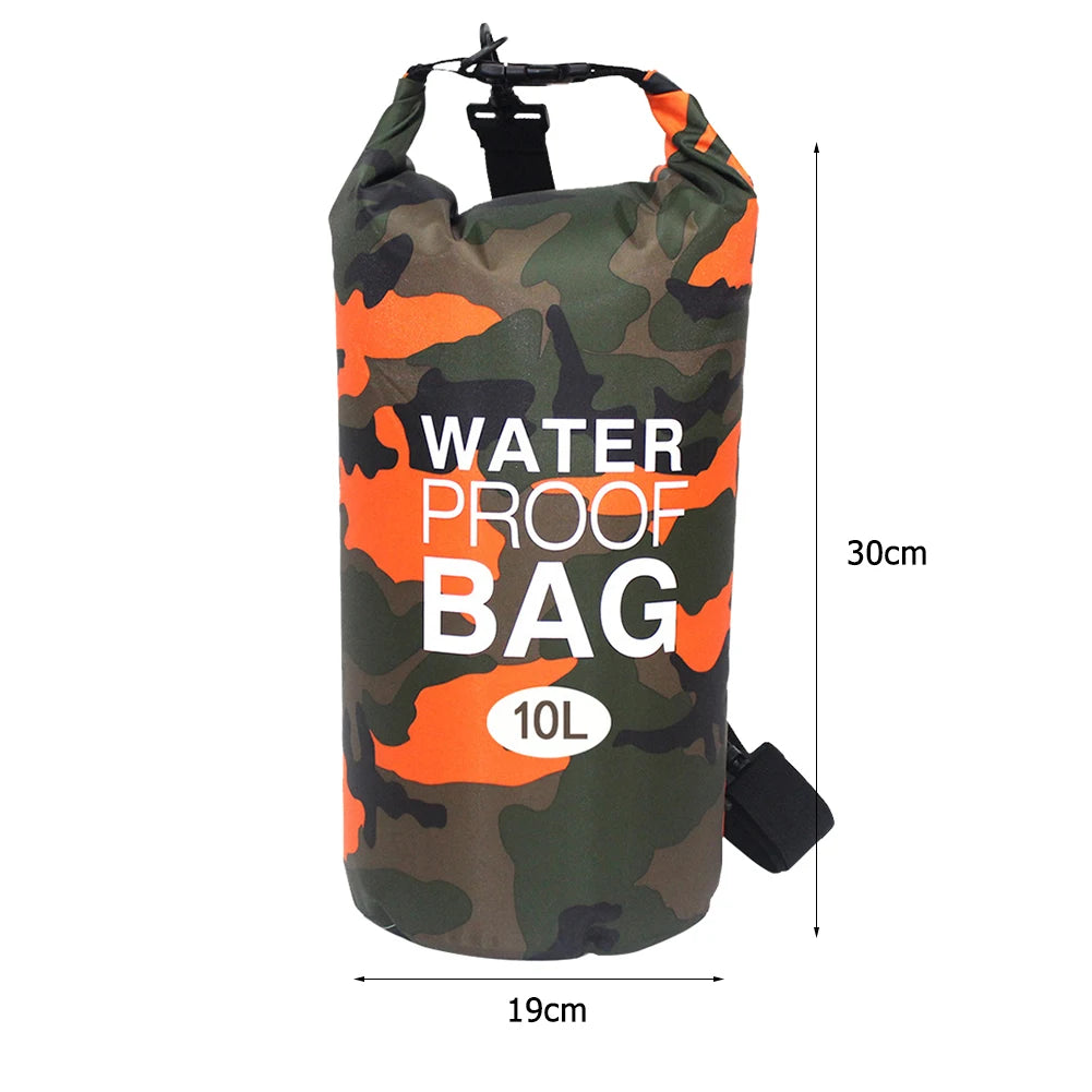15-2L Swimming Waterproof Dry Bag Outdoor Floating Trekking Beach Backpack PVC Thickened Double-Layer Fabric IPX6 Waterproof Bag - Get Outside Today 25