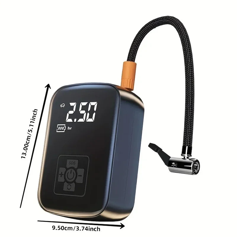 Portable Bicycle Pump 150 PSI Bike Manual Air Pump Balloon Tire Inflator Electric Tire Inflator Pump Cycling Accesories - Get Outside Today 25