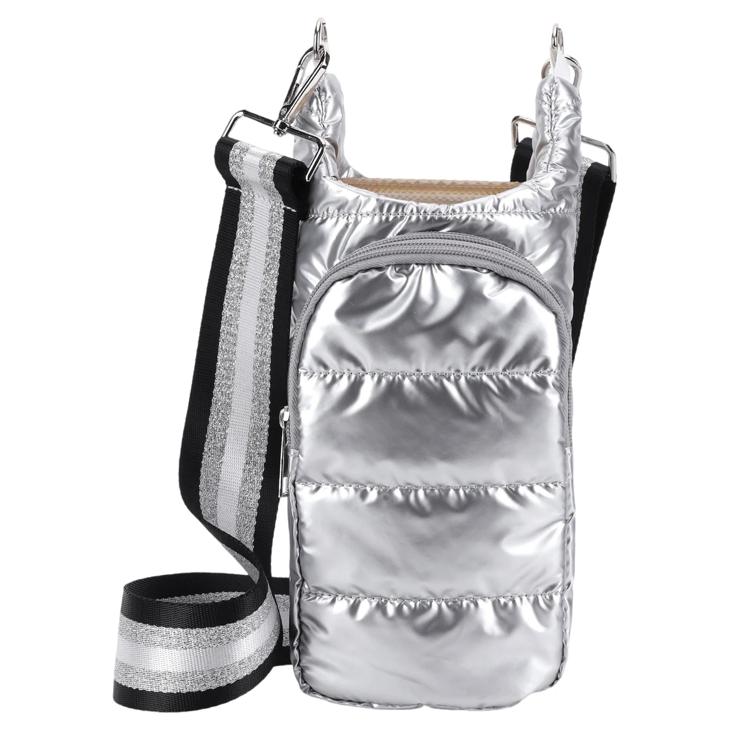 Water Bottle Holder Adjustable Wide Strap Carrier Tote - Get Outside Today 25