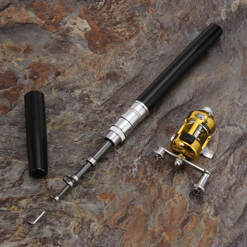 Aluminum Alloy Mini Portable Fishing Rod Pen Multicolor Pocket Tool - Get Outside Today 25