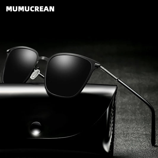 Men's Sunglasses New Arrival Square Polarized Sunglasses Metal Driver Night Vision Goggles Sunglasses - Get Outside Today 25