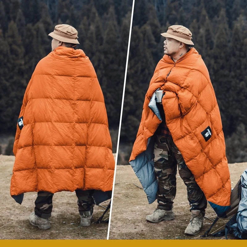 OneTigris Foldable Camping Blanket 3 Season 1 Person Outdoor Down Quilt - Get Outside Today 25