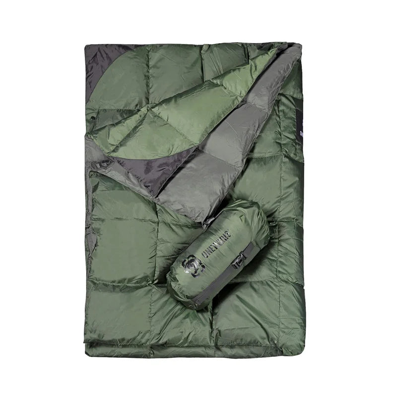 OneTigris Foldable Camping Blanket 3 Season 1 Person Outdoor Down Quilt - Get Outside Today 25
