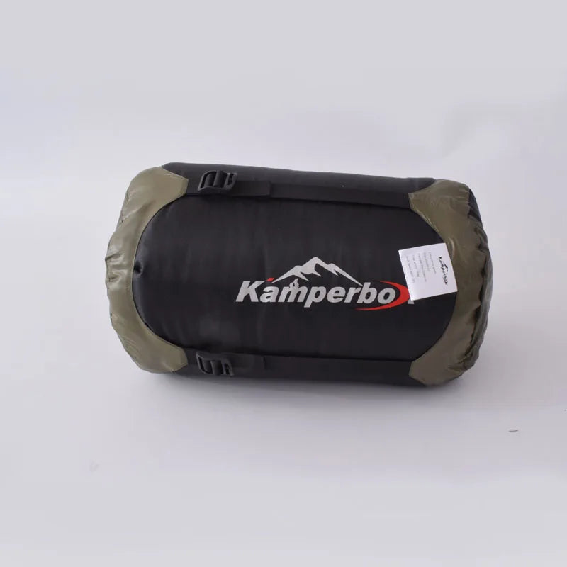 Kamperbox Cold Temperature Winter Sleeping Bag Duck Down 1000g Double For Camping Adults Nylon