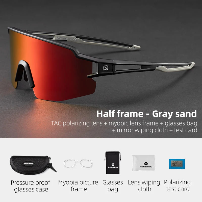 Rockbros Polarized Photochromic Cycling Sunglasses With UV400 Protection - Get Outside Today 25