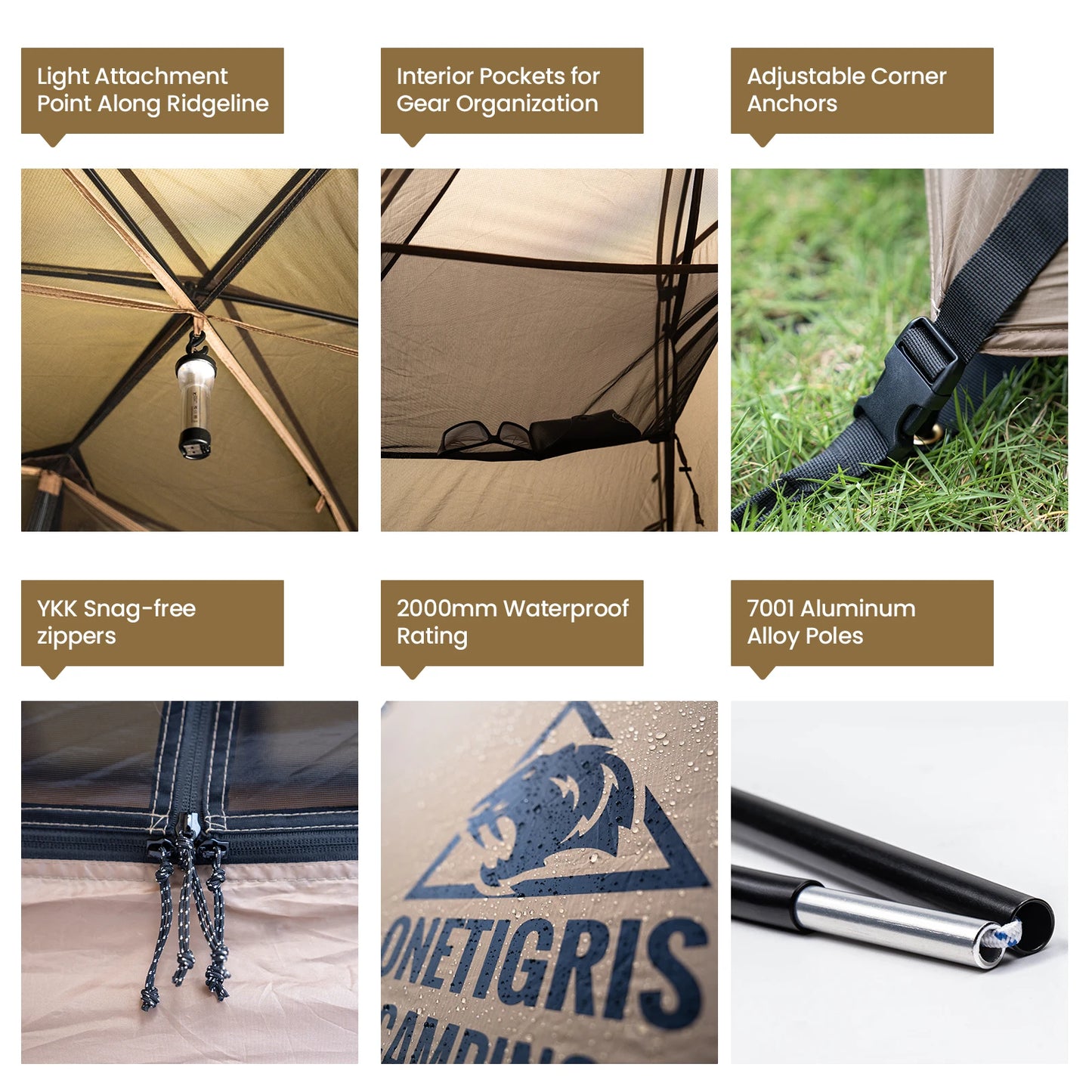 OneTigris Cosmitto 2 One Person Tent Waterproof ThreeSeason