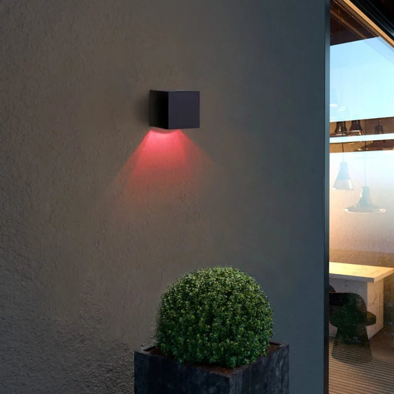 2-Pack Solar Powered Oudoor Landscape Wall Lights Waterproof RGBW Outdoor Lights for Garden Patio Yard - Get Outside Today 25