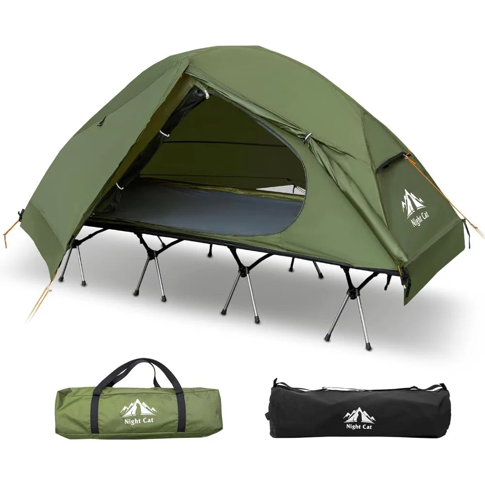 Camping Cot Tent For Adult Waterproof 1 Person Off Ground Combo Cot Bed Portable - Get Outside Today 25