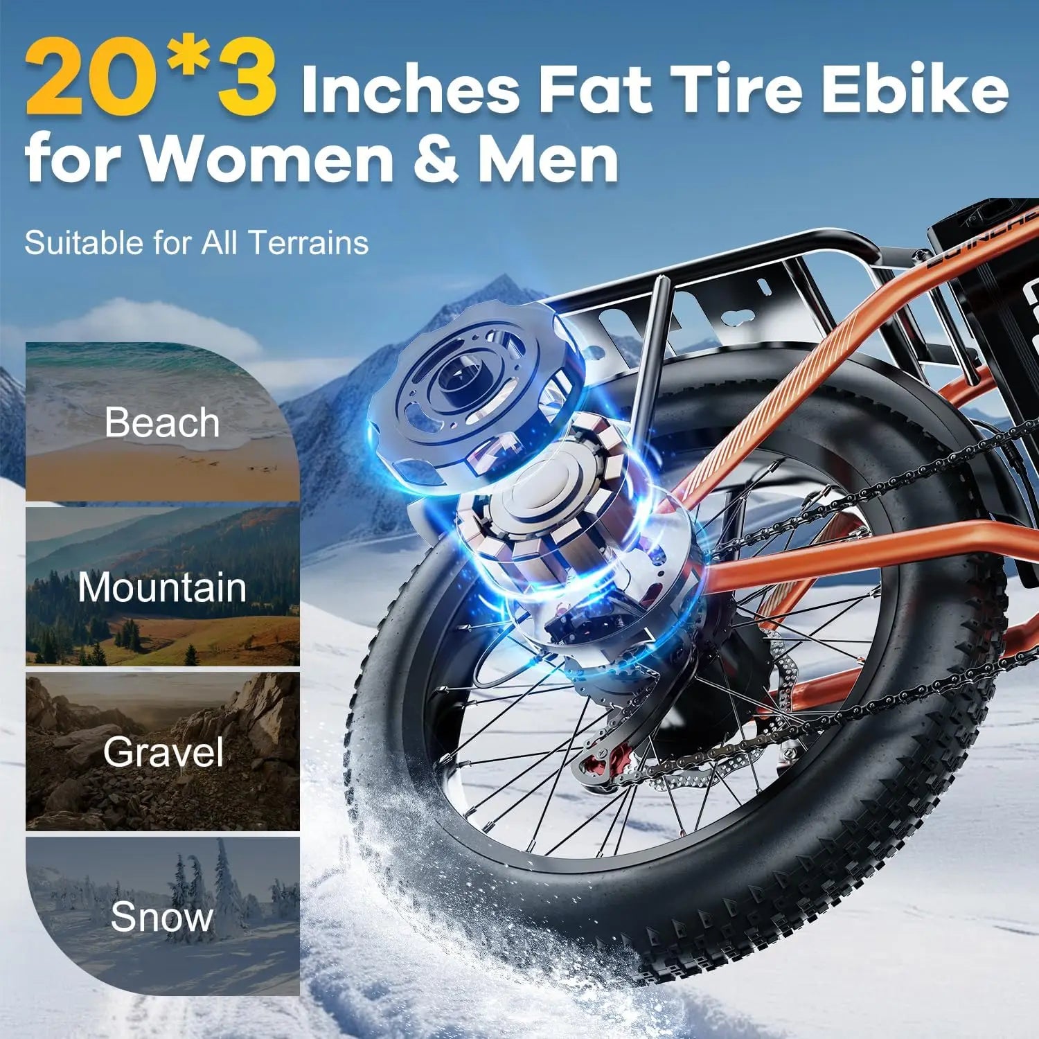 Cybervelo 1000W Ebike For Adults Foldable With Removable Battery 28 MPH EK4 EK5 - Get Outside Today 25