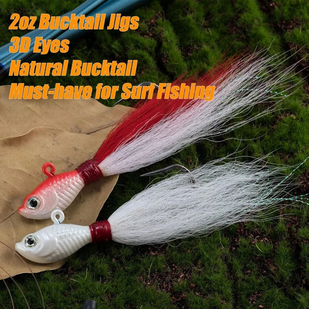 Surf Rod and Reel Combination Saltwater Fishing Tackle Set Beach Cast Spinning Rod Kit