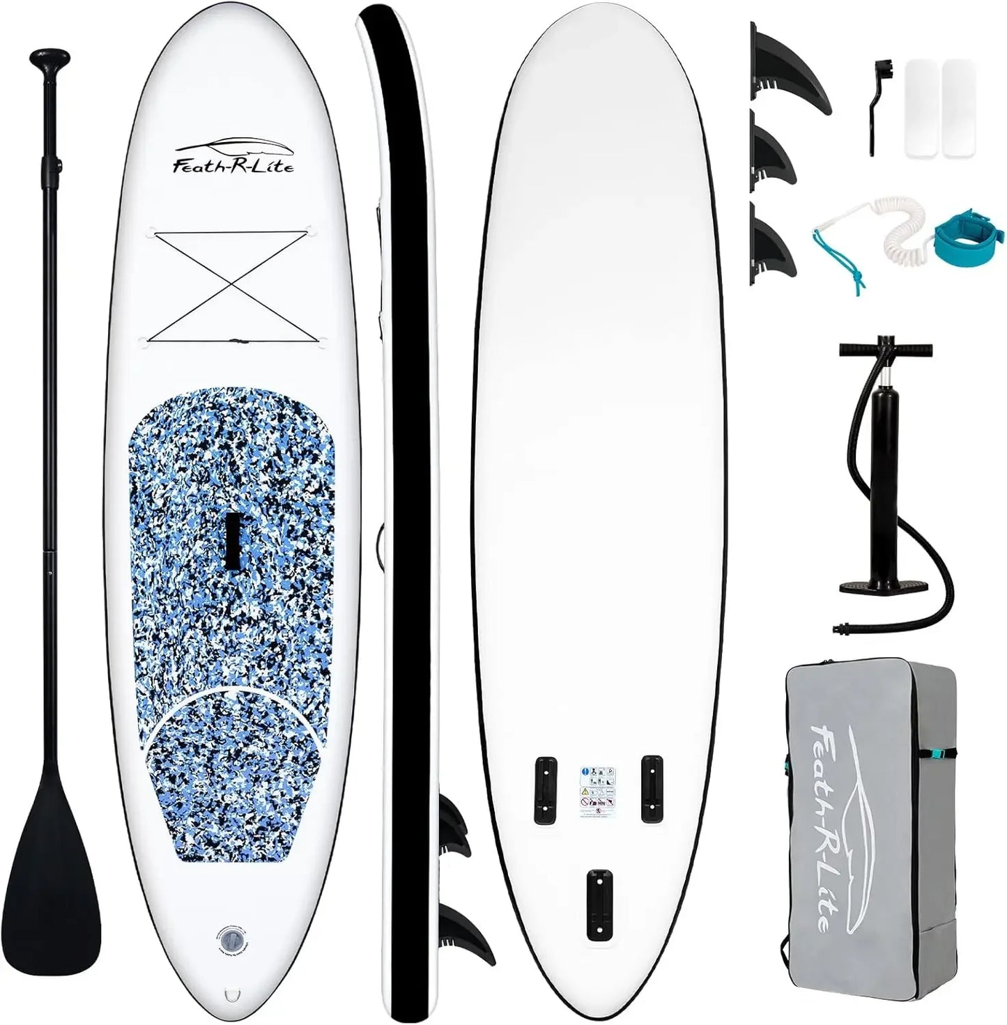 Inflatable Stand Up Paddle Board 10 Ft 30 In 6 In Lite