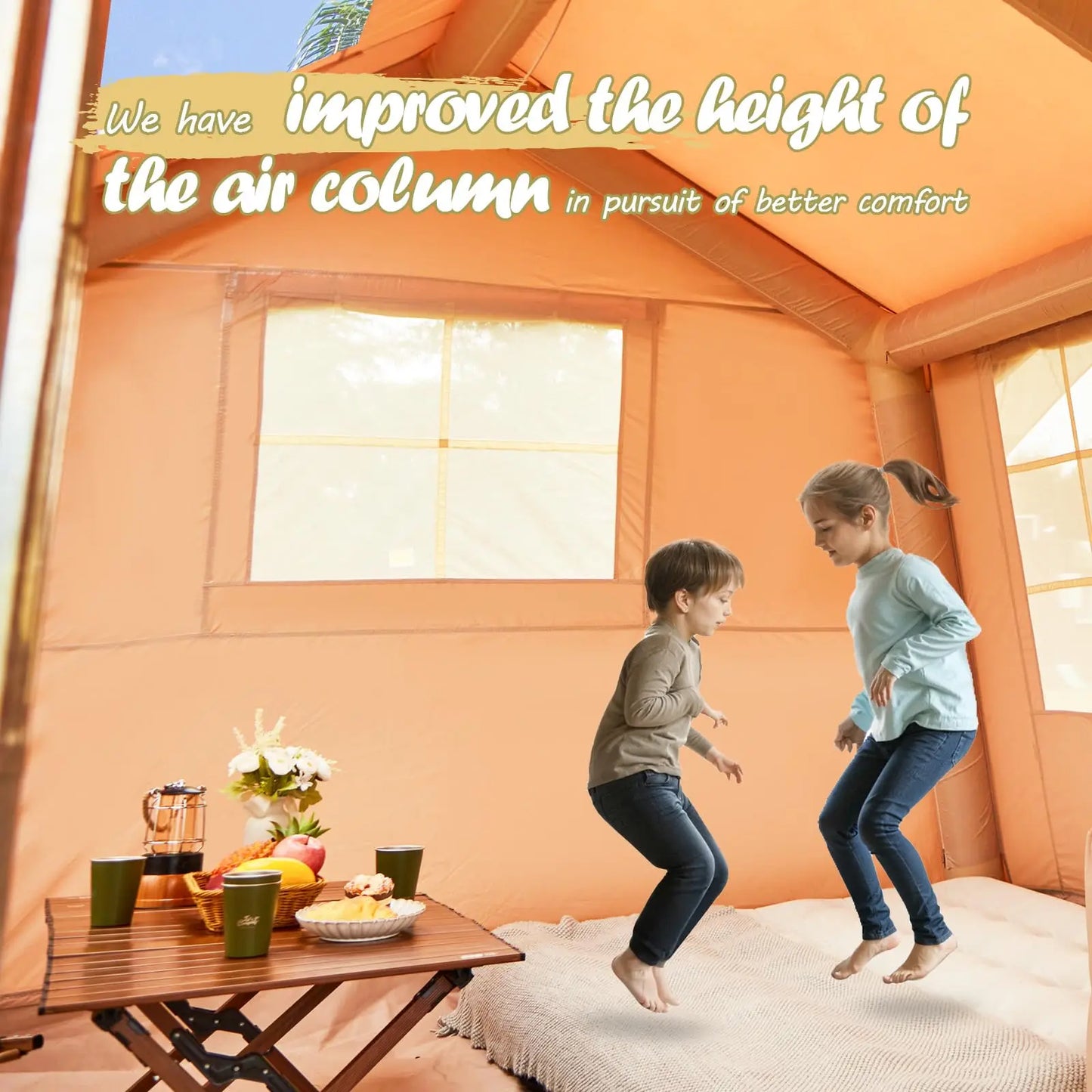 Inflatable Tents for Camping with Oversized Canopy - Get Outside Today 25