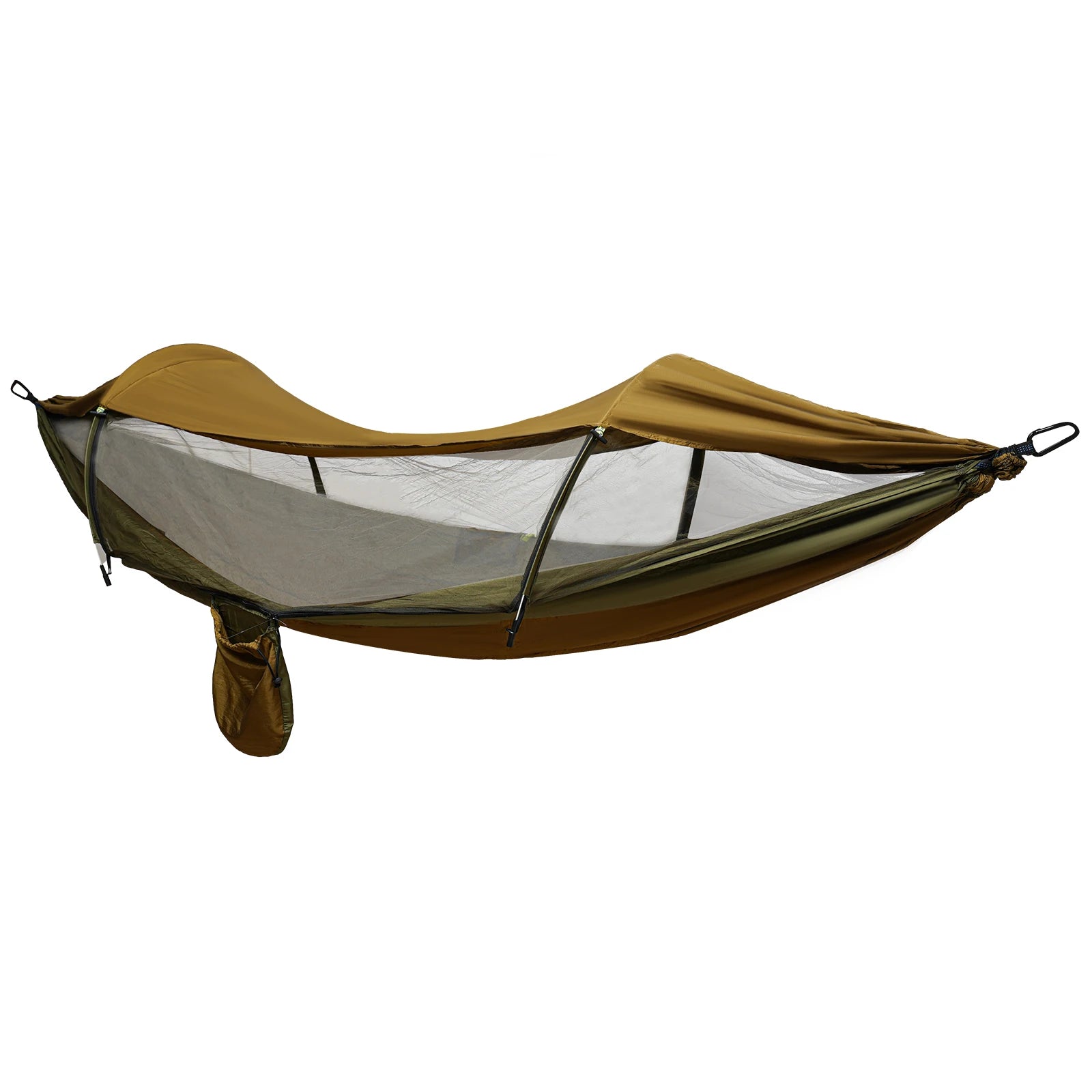 Portable Camping Hammock Anti-mosquito And Anti-Sun Hammocks For Traveling, Hiking, jungle adventures, etc Camouflage/Green - Get Outside Today 25