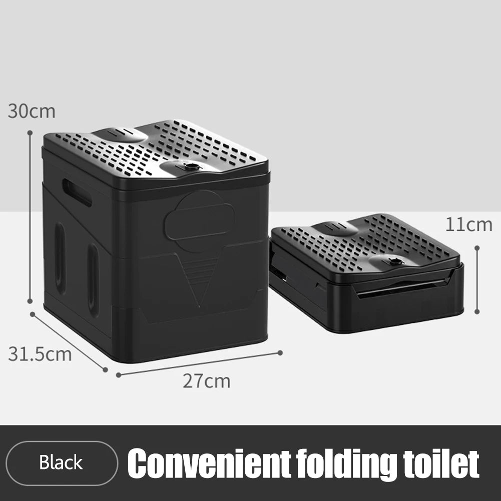 Portable Folding Car Toilet Bucket Strong Bearing Capacity