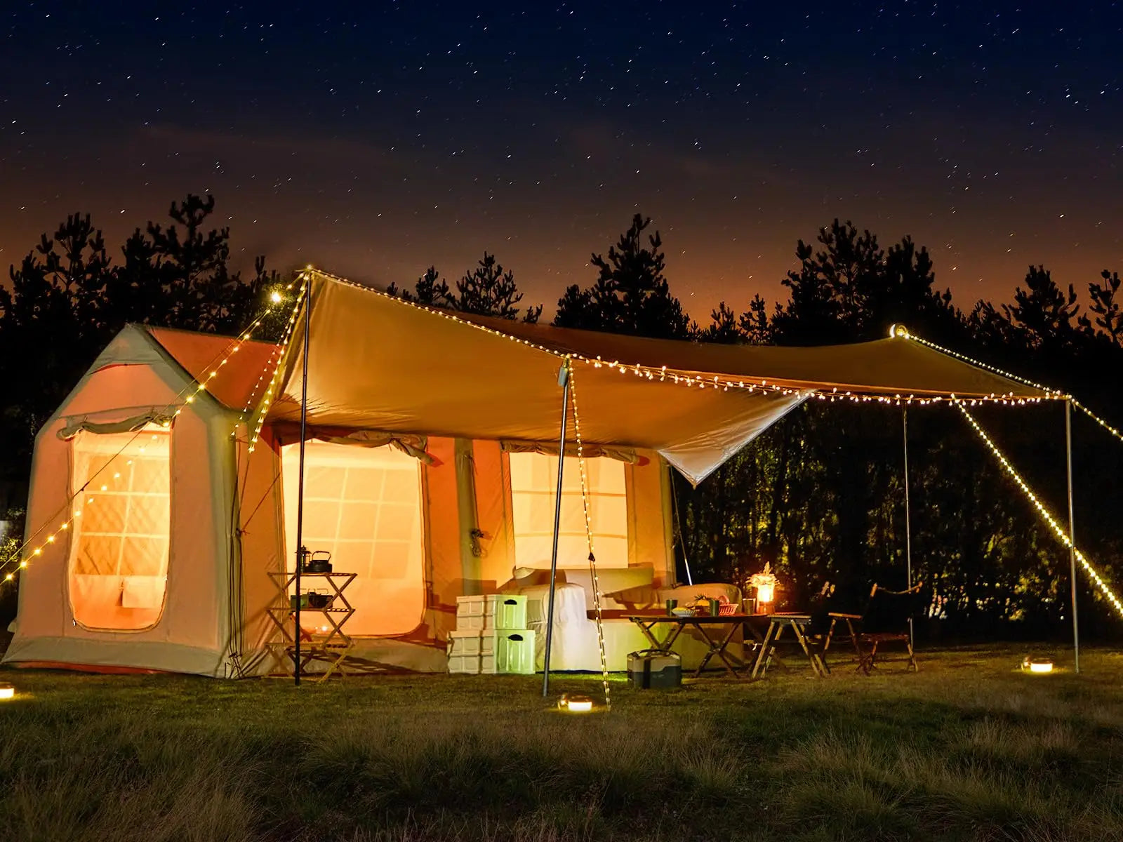 Inflatable Tents for Camping with Oversized Canopy - Get Outside Today 25