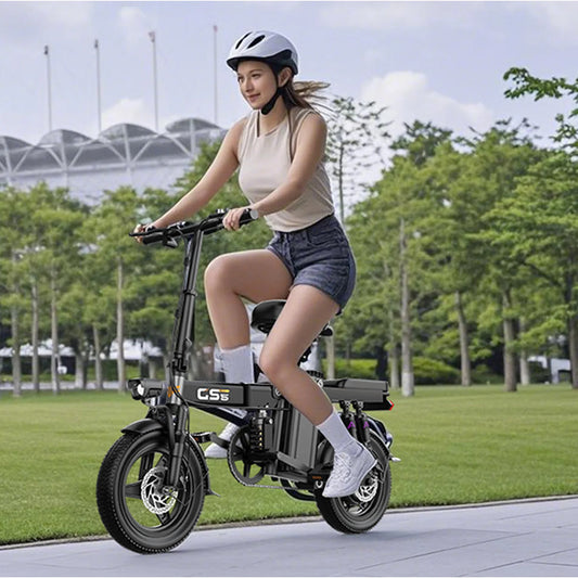 Electric Bike for Adults Teen-Folding Electric Bicycle 750W Peak Motor,20+MPH 35 Miles,Commuter Ebike 48V 15AH Removable Battery - Get Outside Today 25