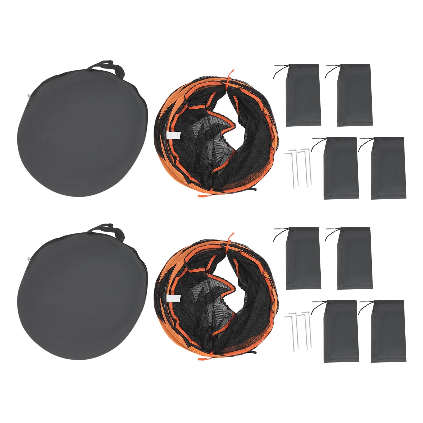 2pcs Foldable Cat Play Tunnel and House Mesh Channel for Cats and Small Dogs Hole Drilling Game - Get Outside Today 25