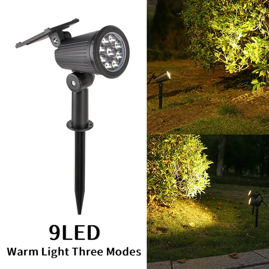 9LEDs Solar Spotlights Waterproof Lawn Lamp for Garden Use - Get Outside Today 25