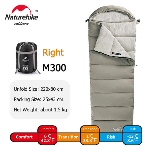 Naturehike Sleeping Bag M180 M300 M400 Machine Washable - Get Outside Today 25