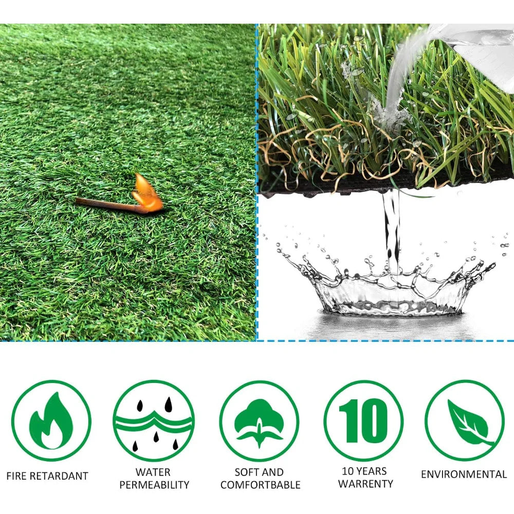 PET Grow Artificial Grass Rug 65 Square FT Realistic Turf Mat - Get Outside Today 25