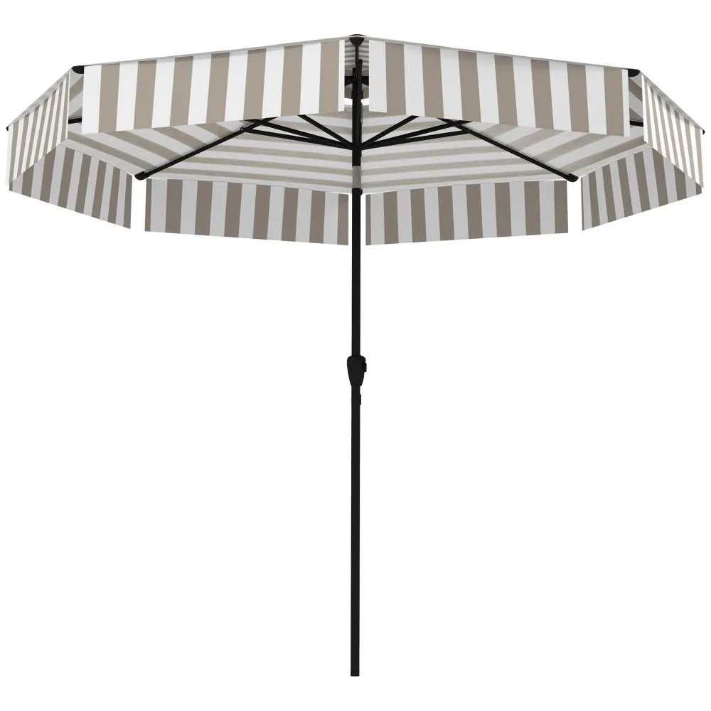 8.6FT Patio Umbrella UPF 30+ Vented Market Umbrella