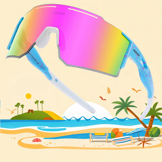 Polarized Sunglasses for Men and Women, Youth Kids Baseball Softball Sunglasses for Cycling, Running - Get Outside Today 25