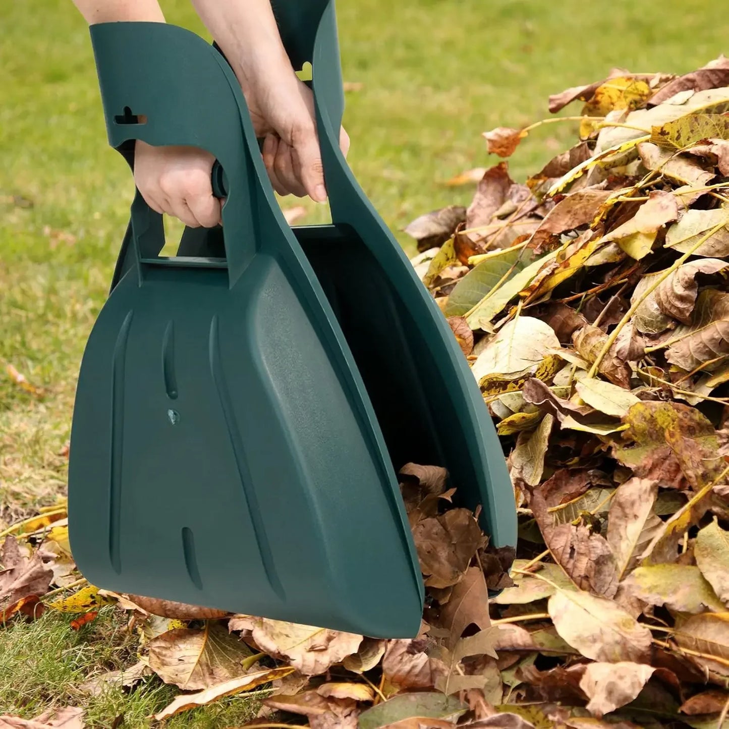Leaf Scoops Hand Rakes Lightweight Grabber Tool For Leaves