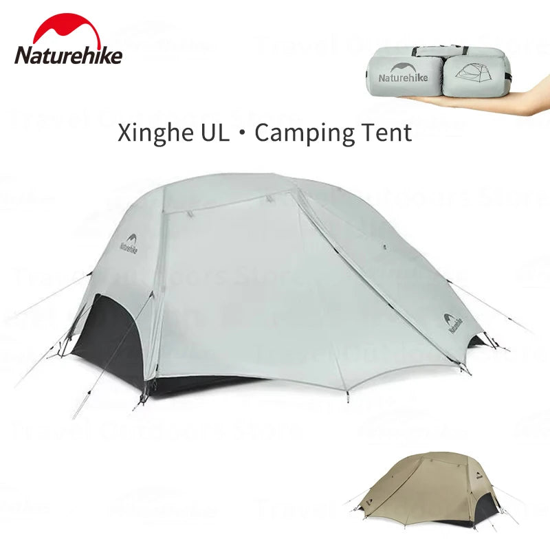 Naturehike Star River UL 15D Silicone Two Person Tent Three Seasons With Mat - Get Outside Today 25
