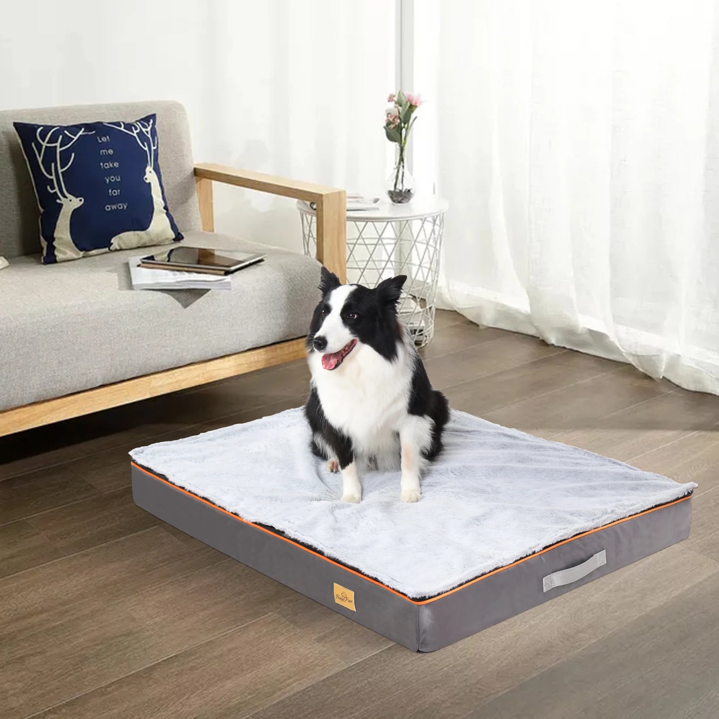 Dog Pet Bed  Large Padded Orthopedic Dog Bed Foam Cushion Pets Pillow Bed with Washable Cover - Get Outside Today 25