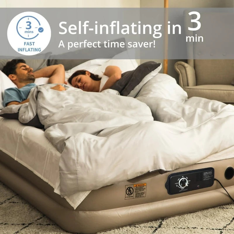 18Queen Inflatable Air Mattress with Built-in Dual Pump - Get Outside Today 25