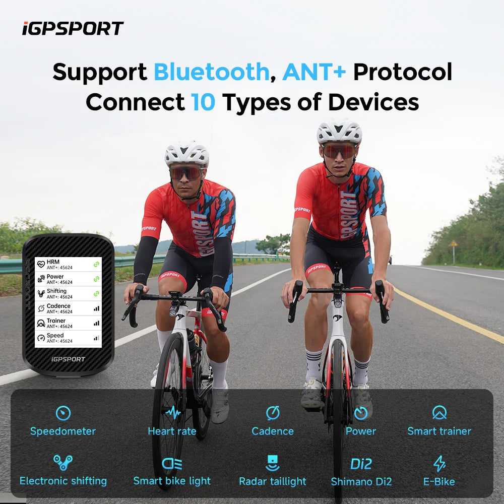 iGPSPORT BSC300T Touch Screen Bike Computer With Global Map Wireless Cycling