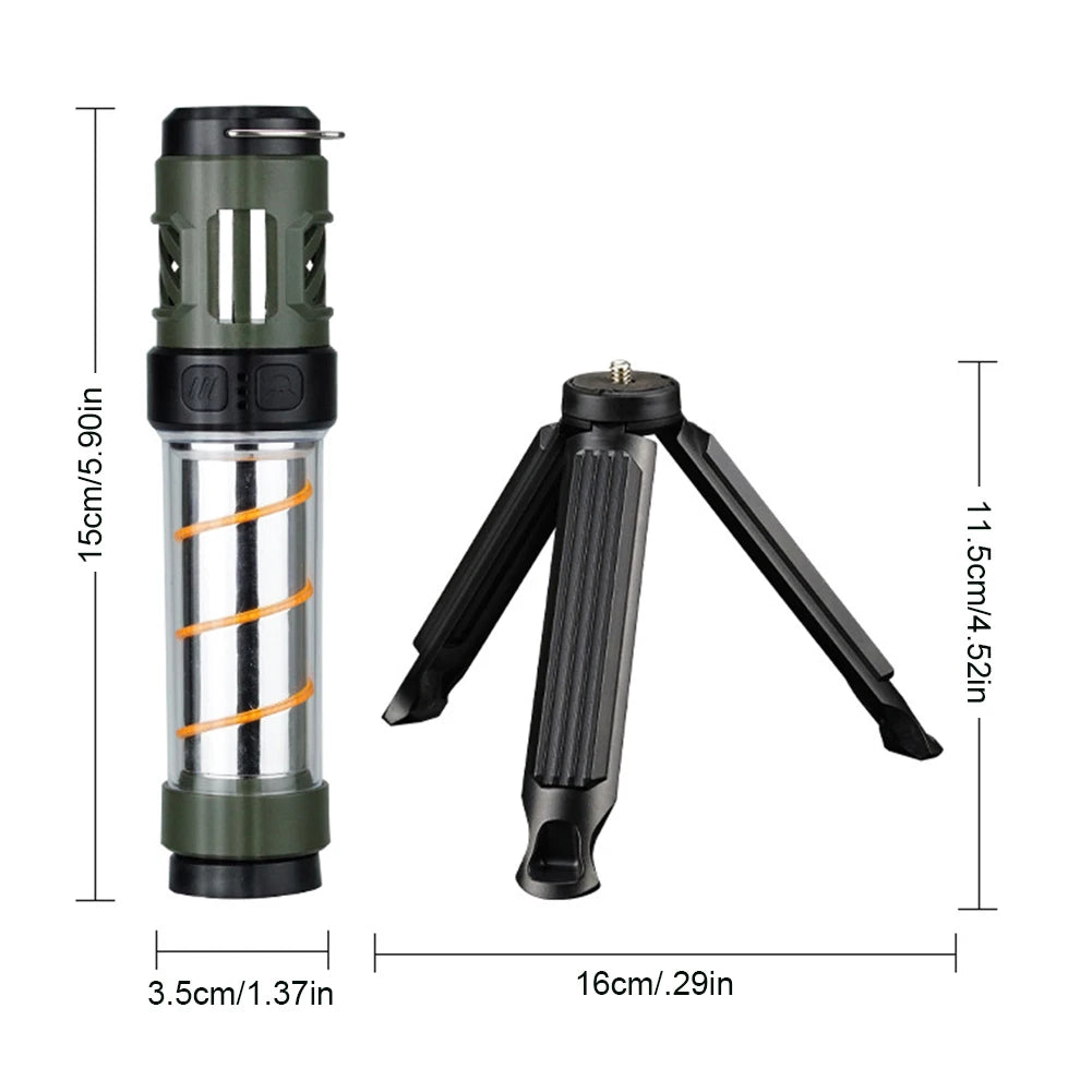 3 in 1 Mosquito Repeller Lamp Waterproof Telescoping Tripod Outdoor Light