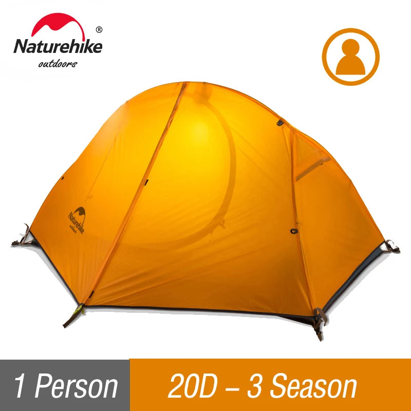 Naturehike Ultralight Single Person Cycling Tent 20D Waterproof Sun Shelter - Get Outside Today 25