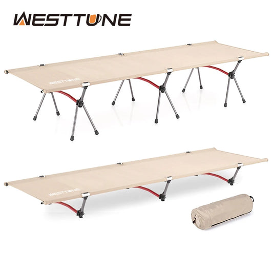 Westtune Ultralight Camping Cot With Leg Extenders 15 Inch